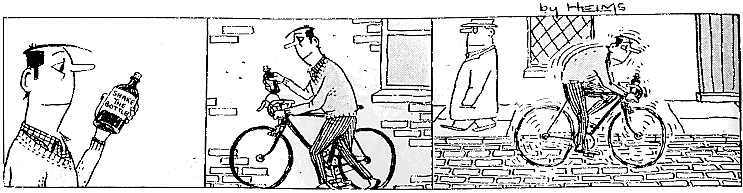 Cartoon aus: Transport of Delight von Helms